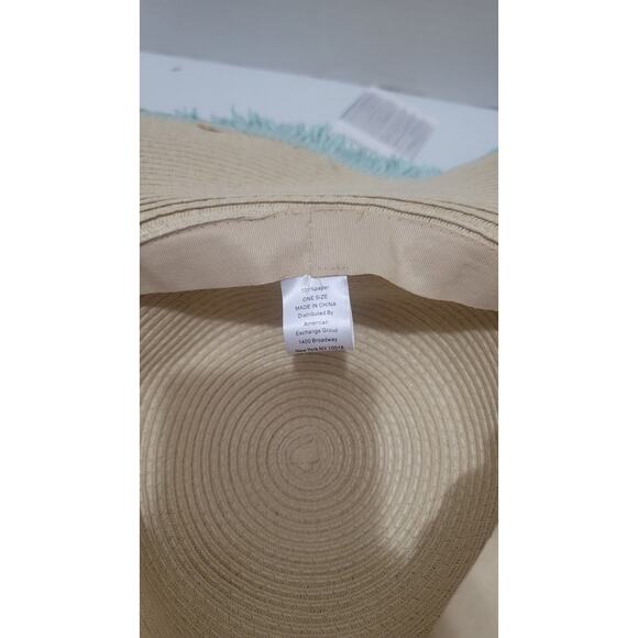 Bon Voyage, Here Comes The Sun Straw Floppy Hat Women's - Picture 4 of 4
